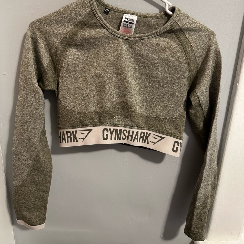 gymshark long sleeve cropped top